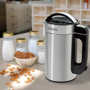 自动热豆浆，杏仁，汤，粥，冷果汁机纯素牛奶提取器