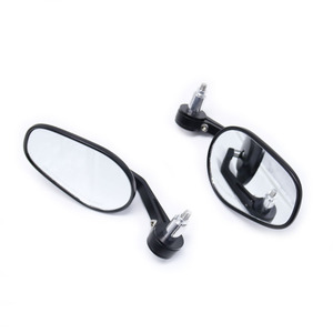 Specchietti retrovisori per moto in lega di alluminio con Design posteriore a foglia posteriore con specchietti per moto personalizzati per manubrio da 7/8 ''22mm - Product Image 2