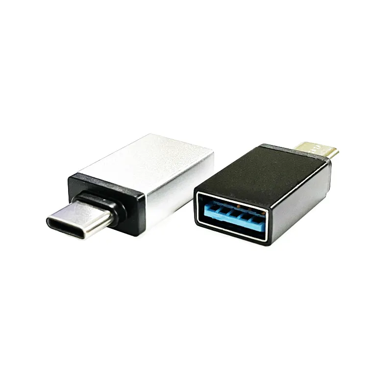 Venta al por mayor de metal USB OTG a 3,0 Adaptador tipo C sincronización de datos Adaptador OTG de un gran número de fabricantes puntuales