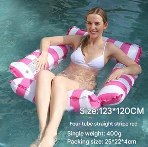 Nhà Máy Bán Hàng Trực Tiếp New Vuông Lưới Nổi Giường Võng <span class=keywords><strong>Inflatable</strong></span> Không Khí Hồ Bơi Nổi Giường Dành Cho Người Lớn Nước Nệm - Product Image 4