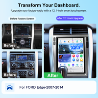 Autoradio Android 12,1 pouces pour Ford Edge 2007-2014, écran tactile, navigation GPS, CarPlay, radio multimédia