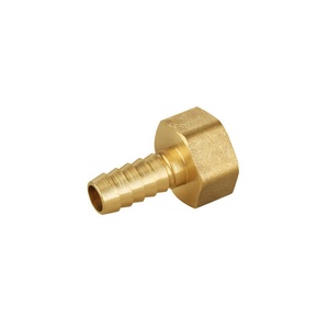 Conector de Manguera de Latón Forjado de Clase <span class=keywords><strong>125</strong></span>, 1/2, Cabeza Hexagonal Hembra, Superficie Lisa, Accesorio PEX - Product Image 2