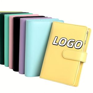 Pochettes de classement X515 A6 en PVC dépoli avec fermeture éclair pour argent et budget - Product Image 1