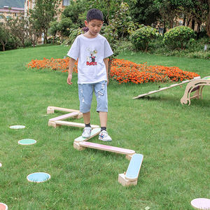 Láseres de equilibrio de madera para niños, gimnasia, pista de obstáculos, Montessori, muebles, tablero de equilibrio, juguete - Product Image 5