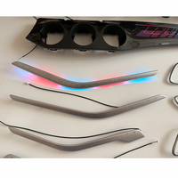 Kit d'éclairage d'ambiance actif arc-en-ciel 22 LED Autowellus RHD LHD 12V pour Benz GLA W156 CLA W117 2013-2019, éclairage de console étoilé et de bouches d'air turbo