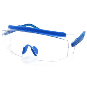WEJUMP PC Lunettes de sécurité anti-buée anti-rayure avec branches réglables Lunettes de sécurité Au-dessus des lunettes - Product Image 5