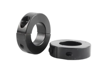 SC45# Black Oxide Finish Double Split Two-Piece Clamping Shaft Collars with Box & Bag Packing