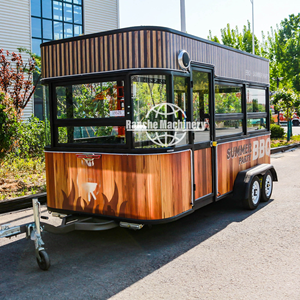 Chariot de nourriture mobile, kiosque, gaufres, crêpes, glaces, café, camion de nourriture, remorque pour la vente de rue et les événements - Product Image 2