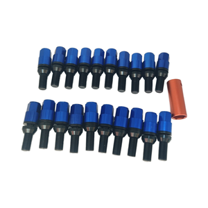 Boulons à capuchon plat coniques bleus M14x1.25 Pièces universelles de <span class=keywords><strong>boulon</strong></span> de roue et de voiture modifiées pour Benz <span class=keywords><strong>BMW</strong></span> Porsche Audi VW - Product Image 2