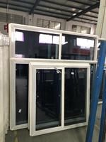 Fenêtres coulissantes simples en PVC/UPVC blanc, double vitrage Low-E, les plus vendues