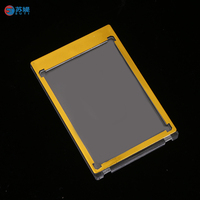 Support de table vertical en acrylique transparent double face pour menu, liste de prix et cadre photo
