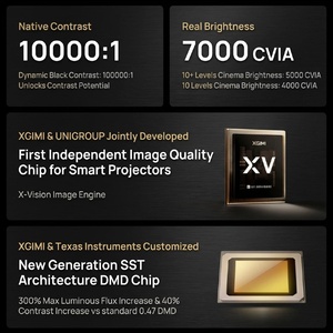 Projecteur laser pur RGB 4K XGIMI X50 Ultra Max 7000 ISO Lumens Haute luminosité Home Cinéma Android 13 WiFi 6 64 Go de stockage - Product Image 2