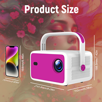 Usine Android 13 1080p Smart Home LCD Projecteur Mini Portable 4K Wifi Overhead Vidéo Proyector