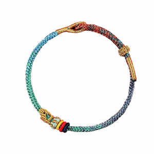 Pulsera de Paracord Ajustable y Duradera para Senderismo y <span class=keywords><strong>Camping</strong></span>, Color Rojo Simboliza la Buena Suerte - Product Image 1