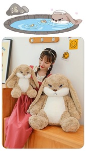 <span class=keywords><strong>Anna</strong></span> Peluche Lapin Dodo en Plastique à Oreilles Tombantes, Rembourrage Coton PP, Cadeau Compagnon de Nuit pour Enfants de 14 Ans et Plus, Meilleure Vente - Product Image 4
