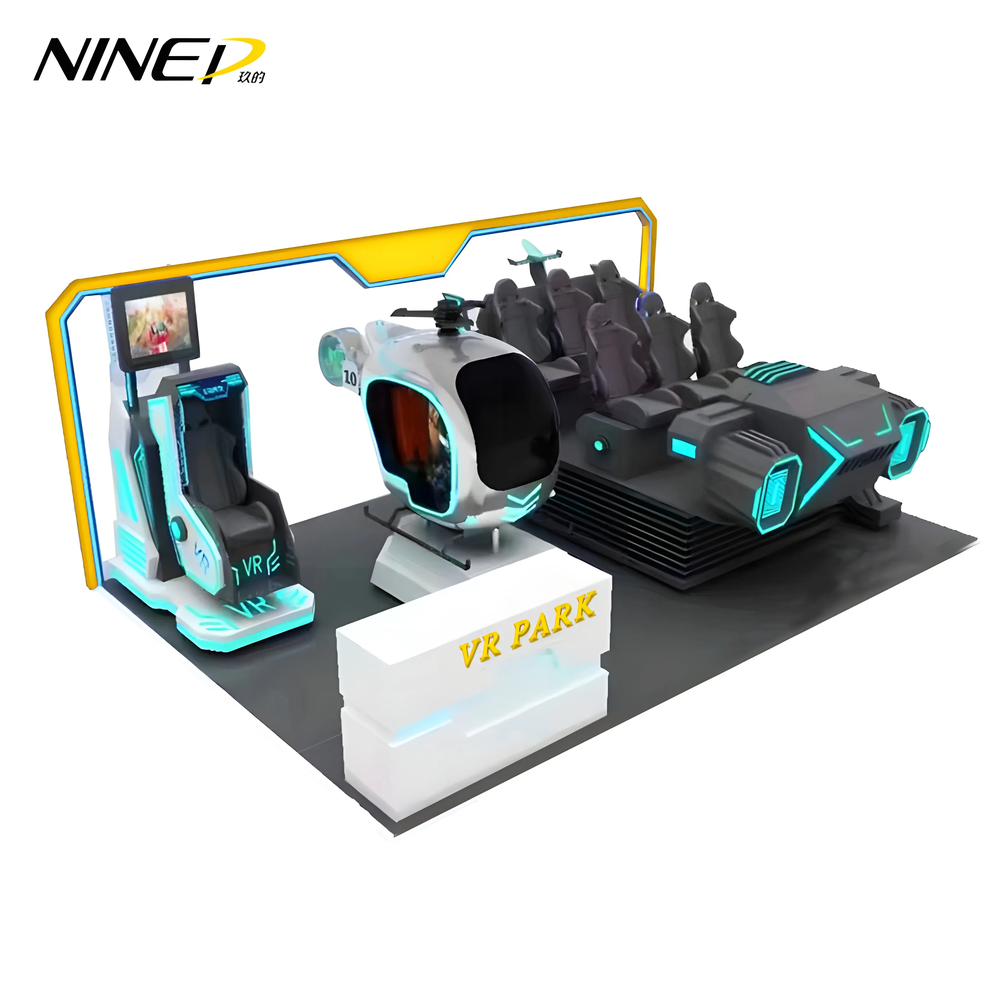 AR/VR Entertainment fly simulator One stop VR store racing simulator cockpit VR airplane
