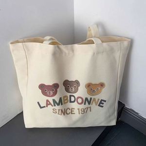 High Quality Wholesale Promotion Cotton Shopping Canvas Tote Bag Canvas Shoulder Bag Plain Custom Eco Friendly Canvas Bag - Product Image 2