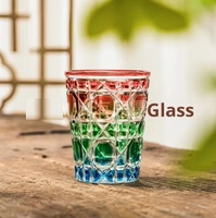 Verre à whisky personnalisé, capacité 290 ml, design moderne et épuré, verre à boire de haute qualité peint pour les fêtes