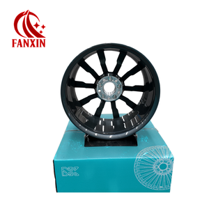 Jantes de <span class=keywords><strong>remorque</strong></span> en alliage d'aluminium forgé à <span class=keywords><strong>4</strong></span> <span class=keywords><strong>trous</strong></span> FX, 21-24 <span class=keywords><strong>pouces</strong></span>, PCD/ET personnalisables, jantes de voiture 4x100, gris canon, multi-rayons - Product Image 5