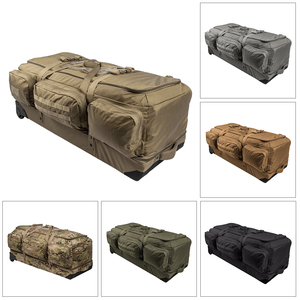 Sac de voyage tactique en nylon 191L sur mesure, imperméable, camouflage, fermeture éclair robuste, unisexe, vintage, extra grand - Product Image 3