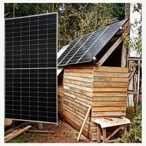 Panel surya 400 watt 450 watt daya tertinggi per watt Placa solar mono