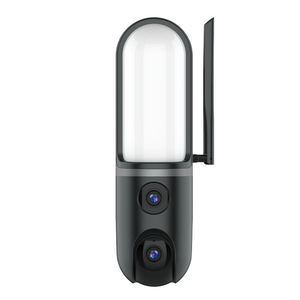 <strong>WiFi</strong> Dual Lens Outdoor Weather Resistant <strong>LED</strong> Wall Light, Garden Light, Night Vision Garden, Home Security <strong>Camera</strong> - Product Image 2