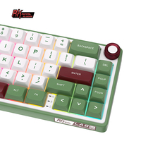 Royal Kludge RK R65 Keyboard Mekanis Keyboard Berkabel 66 Tombol RGB Backlit Keycap PBT Hot Swap Hadiah Keyboard Gamer