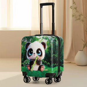 Cartoon Kinderkoffer 18 inch met cijferslot, universele wielen, reiskoffer, handbagage studententrolley - Product Image 2