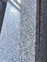 Carreaux de granit blanc G603 poli bon marché de Chine, pierre naturelle, marches et contremarches d'escalier