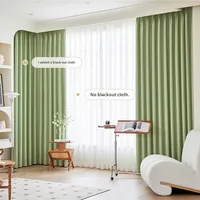 Rideaux occultants en polyester de style Boloni, modernes et minimalistes, pour projets hôteliers, salon et chambre à coucher, Shaoxing, 71%-90% de lumière