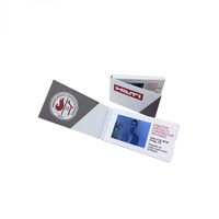 Carte de voeux vidéo numérique à affichage LCD Offre Spéciale Brochure vidéo faite à la main de 2.4 pouces pour la promotion publicitaire
