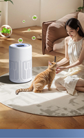 Purificateur d'air intelligent HEPA CE, désodorisant silencieux alimenté par USB pour chambre à coucher, bureau, nettoie efficacement la poussière, les allergènes et les poils d'animaux