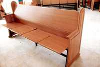 Banc d'église antique en chêne massif de haute qualité personnalisé CH-B195, chaise d'église israélienne, mobilier pour synagogues