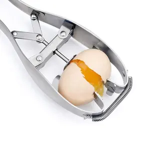 Easy to use hot selling stainless steel egg opener egg separator egg knock