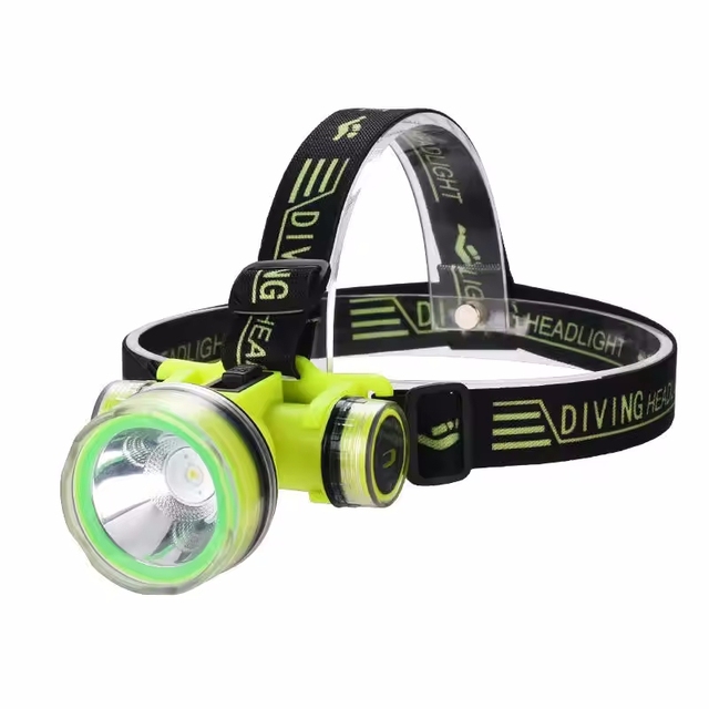 2025 New Diving 5W Long Range Light Magnetic Switch 270 Degree Fishing Type-C Charging Headlamp