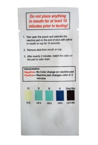 Bandelettes de test d'alcool <span class=keywords><strong>salivaire</strong></span> Zhiantong W002 – Matériel consommable pour examinateur médical - Product Image 5