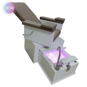 Chaise de <span class=keywords><strong>pédicure</strong></span> rose de spa facial à commande au pied rotative <span class=keywords><strong>médicale</strong></span> de luxe avec massage des mains - Product Image 1