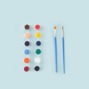 Mini poupée en plâtre personnalisée peinte à la main bricolage aimant de réfrigérateur coloriage enfants jouet <span class=keywords><strong>graffiti</strong></span> peint en blanc - Product Image 4