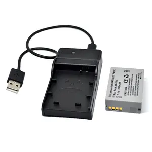 NB-10L NB10L аккумуляторная батарея и USB зарядное устройство переменного тока (2 в 1) зум-объектив для Canon Powershot цифровых камер SX40 SX50 SX60 G1 G3 X G1X G3X G15 G16 HS