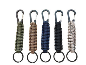 Perlengkapan Gantungan Kunci Paracord DIY Ramah Lingkungan dengan Cetak Digital Grosir 550/350lb 4mm Nilon Promosi Carabiner Charms - Product Image 6