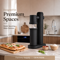 Machine à soda portable KT-202A, fabricant d'eau gazeuse, compatible avec les bouteilles de CO2, machine à soda à gaz pour restaurants et usage privé