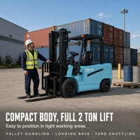 Chariot élévateur électrique 2 tonnes CPD-20 à quatre roues pour entrepôt, manutention de palettes et chargement – Acompte