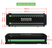 Módulo de Relés Waveshare Modbus RTU 8/16/32, Grado Industrial, Interfaz RS485, Protección de Aislamiento, Multiusos, 100%