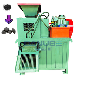 Machine de briquetage à rouleaux haute performance pour la production de charbon sphérique et de charbon de bois - Équipement industriel de formage de billes - Product Image 1