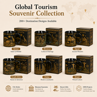 Tasses en céramique souvenirs touristiques Afrique Kenya, motif éléphant girafe savane, pour café et lait, personnalisables OEM ODM, vente en gros