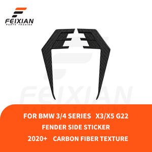 Pour <span class=keywords><strong>BMW</strong></span> Série 3 Série <span class=keywords><strong>4</strong></span> X3 <span class=keywords><strong>X5</strong></span> G22 Décalcomanie latérale de garde-boue, garniture extérieure, modification de style, mise à niveau - Product Image 6