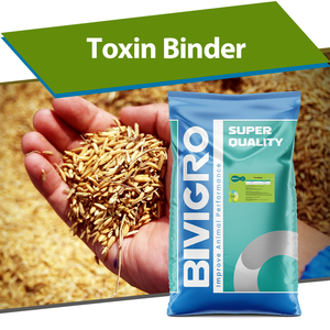 Bột kết dính độc tố cấp thức ăn chứa 2 thành phần phụ gia thức ăn chăn nuôi Bentonite và nấm men - Product Image 1