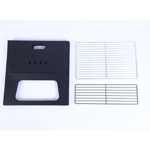 Portatile X-Type a forma di Notebook da campeggio all'aperto <span class=keywords><strong>Barbecue</strong></span> in ferro e acciaio verniciato a polvere <span class=keywords><strong>pieghevole</strong></span> <span class=keywords><strong>Barbecue</strong></span> per uso esterno - Product Image 5
