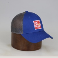 Casquette de baseball personnalisée à 6 panneaux, style sportif et formel, motif de lettres, étiquette tissée en maille, 100% coton, unisexe