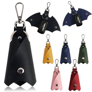 HR Wholesale Bat-Shaped <b>Car</b> Key Protector Keychain Retro <b>Car</b> Key Case Waterproof PU Key Bag with Metal <b>Hook</b> - Product Image 1